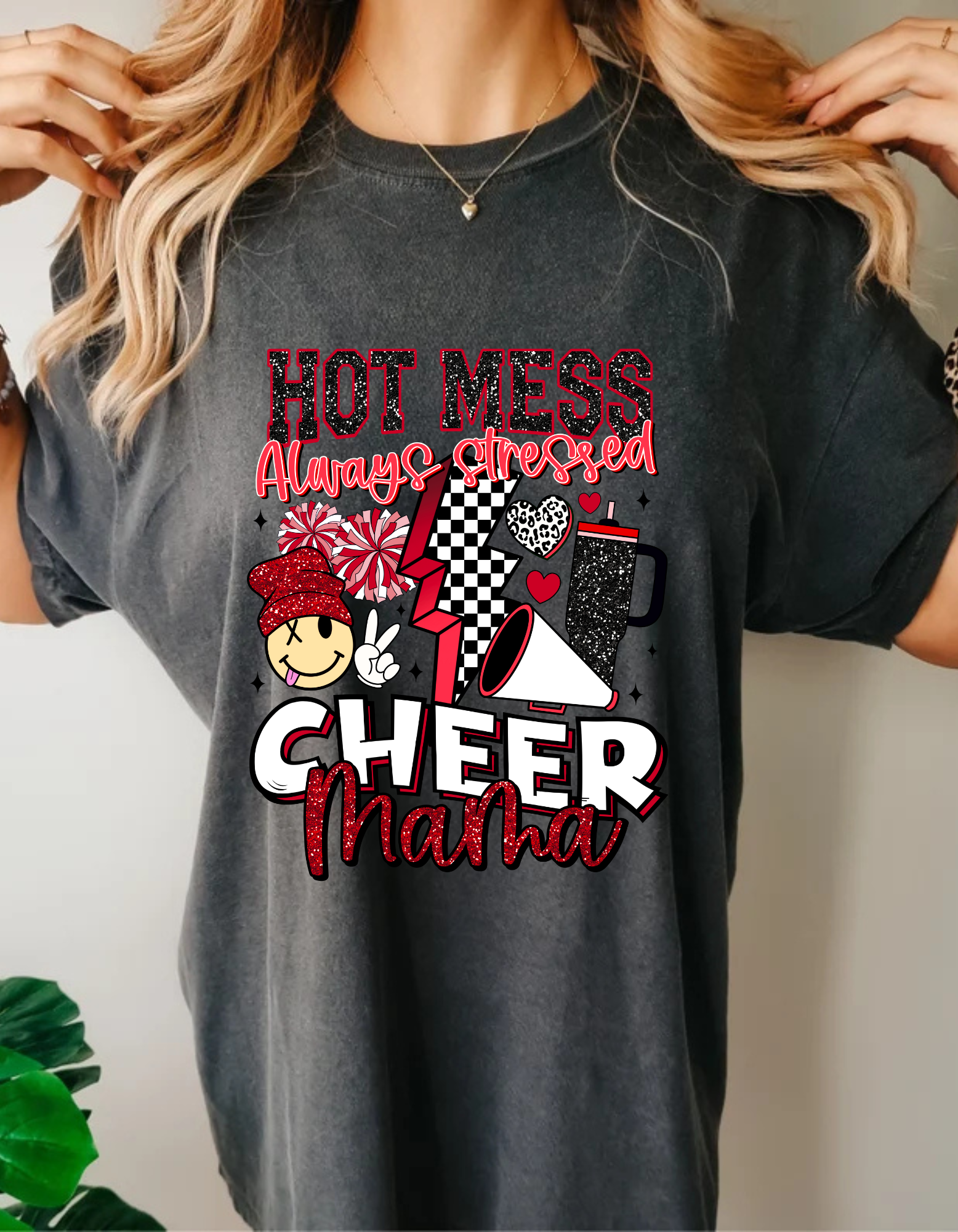 Hot Mess Cheer Mama image 0