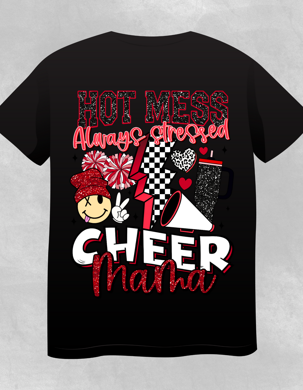 Hot Mess Cheer Mama image 1