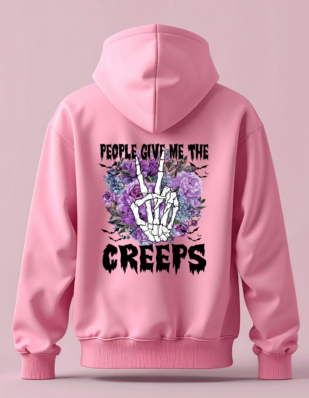 People give me the creeps hoodie