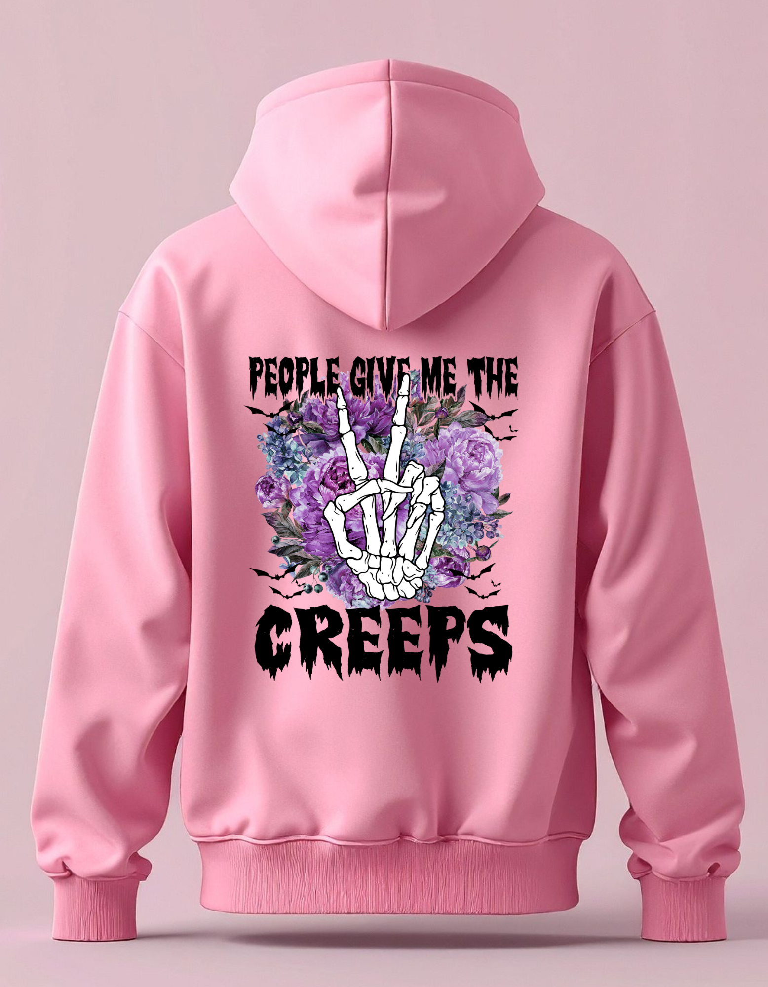 People give me the creeps hoodie