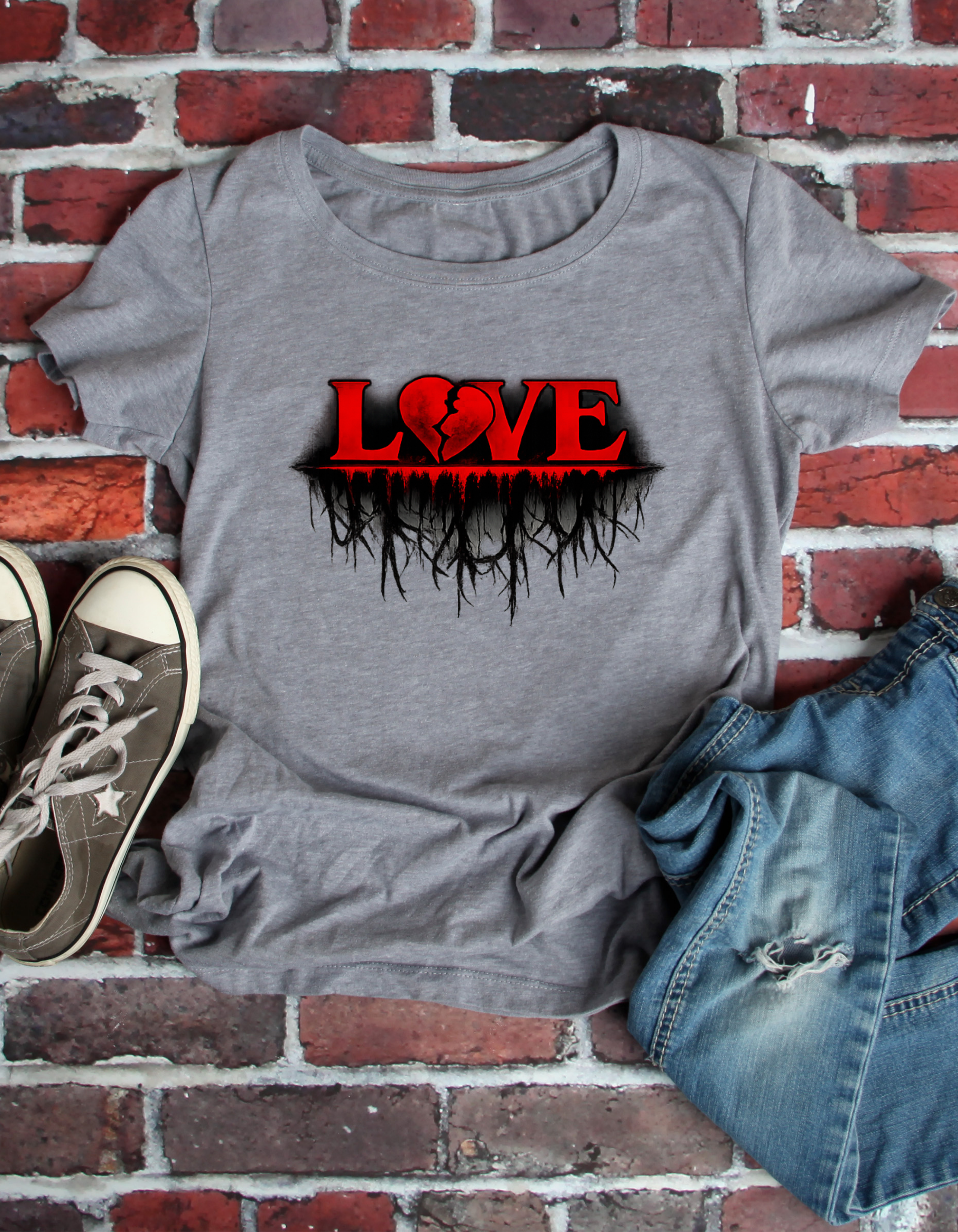 Upside Down Love – Stranger Things Inspired Graphic Tee
